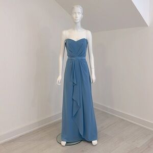 NWT SAMPLE SALE Social by Dessy Windsor Blue size 10 Nu-Georgette. PRISTINE